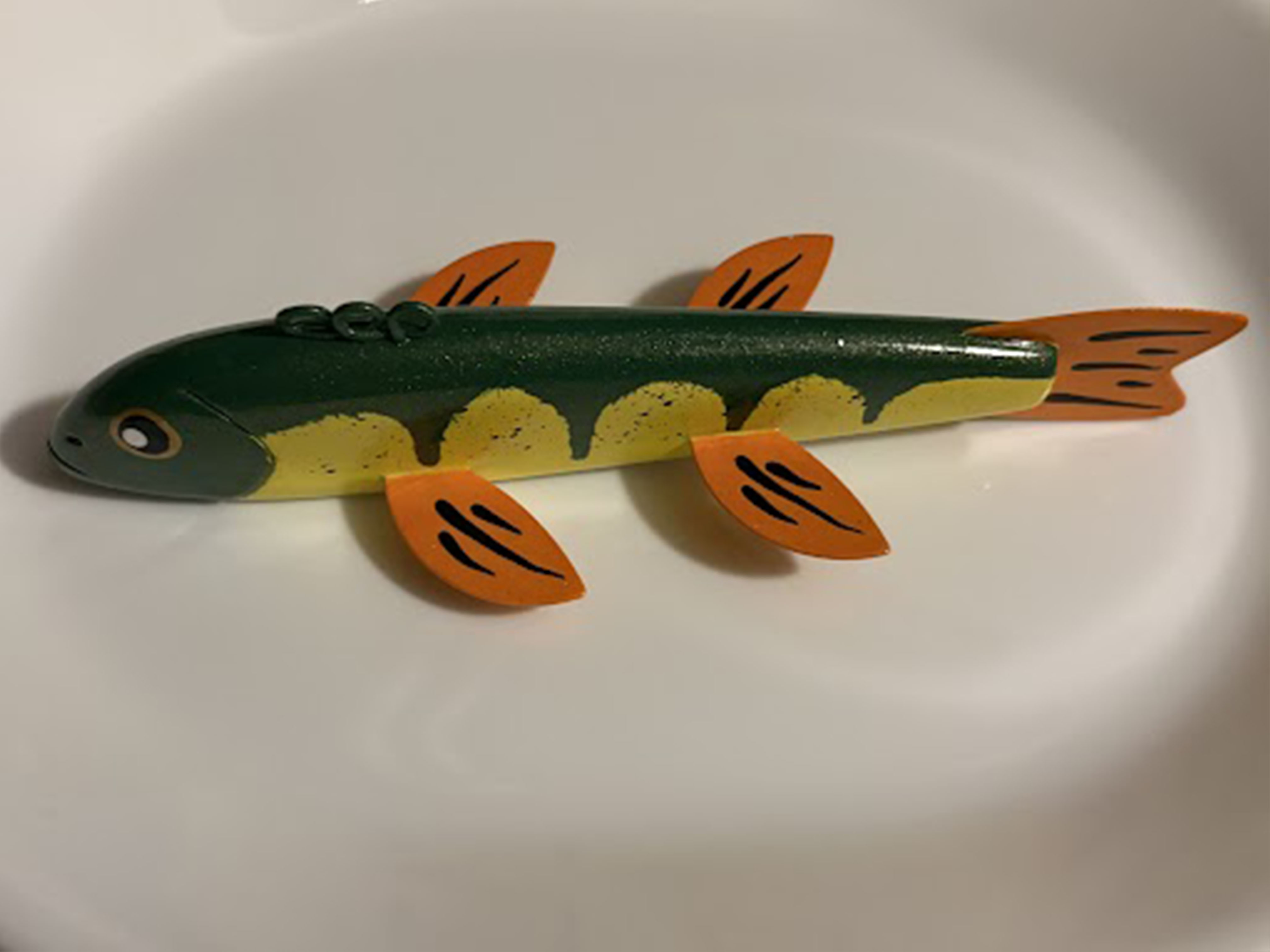 Large Perch - Ice Fishing Decoy