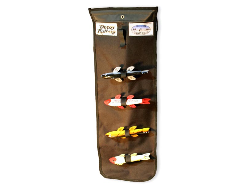 The Decoy Roll-Up for Storage of Ice Fishing Decoys